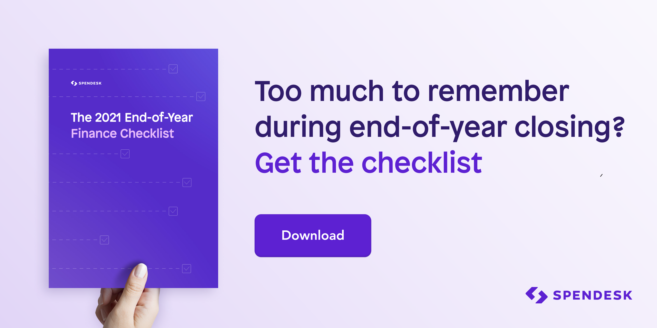 Your Free Year End Finance Checklist