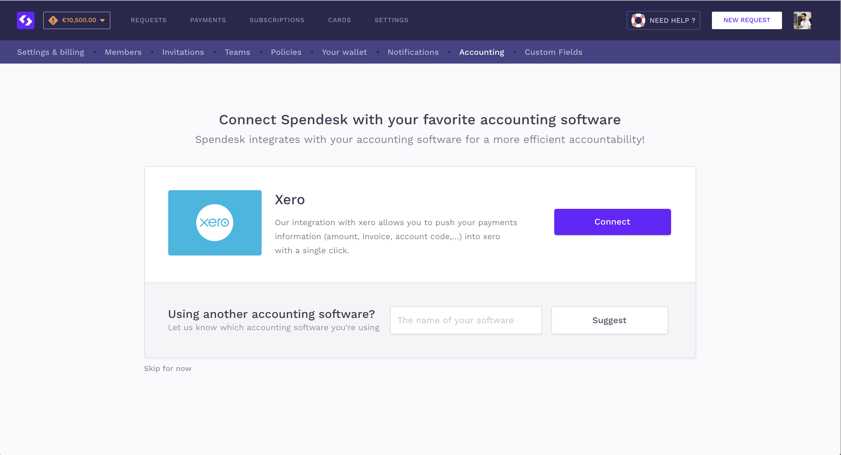 spendesk-login-xero